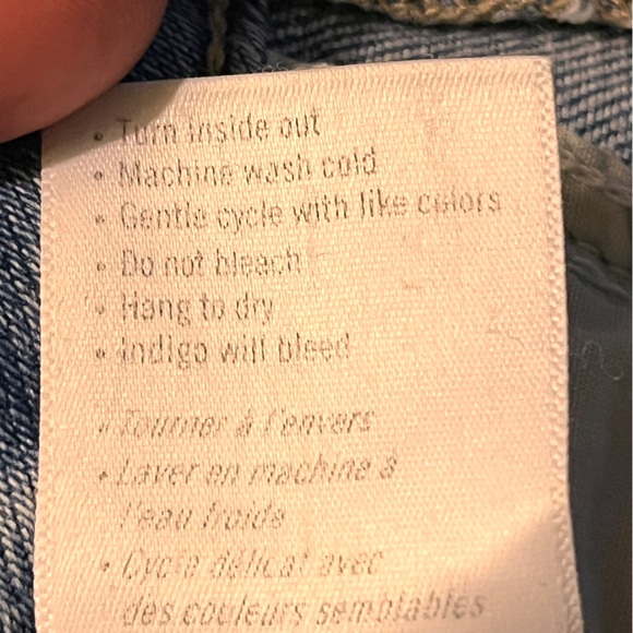 PAIGE Cindy Straight Leg Ankle Jeans Denim Speak Easy Destructed Sz 25 - Picture 14 of 15